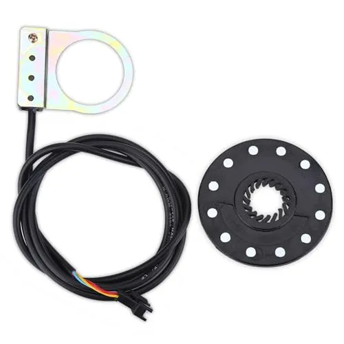 Jadeshay Geschwindigkeitssensor 12 Magnete PAS System-Assistent Elektrischer Pedal und Tretkraft Sensor Conversion Kit für Elektrisch