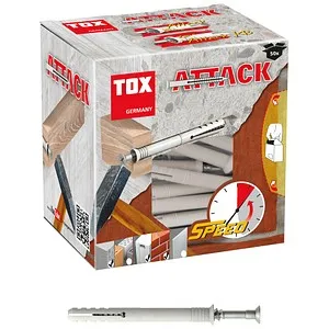 TOX ATTACK 017102101 Nageldübel Ø 6 mm x 40 mm, 50 St.
