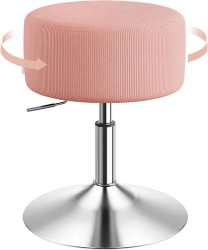 Woltu Drehhocker Rosa, höhenverstellbar & drehbar in pink von WOLTU