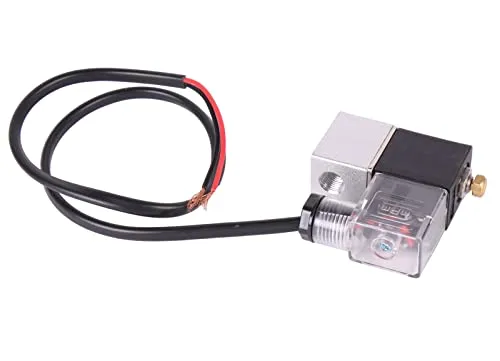 WELDINGER Flüster-Magnetventil für Druckluftkompressoren 230 V mit Ventilblock