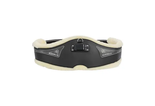 Acavallo Sattelgurte Acavallo Langgurt Anatomic PVC+Gel mit Eco-Wolle