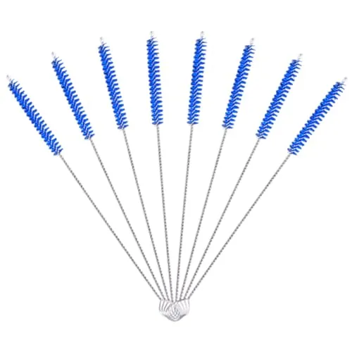 Kleine Reinigungsbürste Für Kaffeevollautomat,Kleine Reinigungsbürste, 8 Pcs Strohhalm Bürste Set, Pfeifenreiniger Bürste, Flaschenbürste