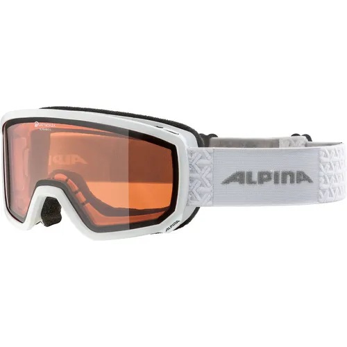 Alpina Scarabeo S Q Skibrille (Größe One Size, weiss) von Alpina