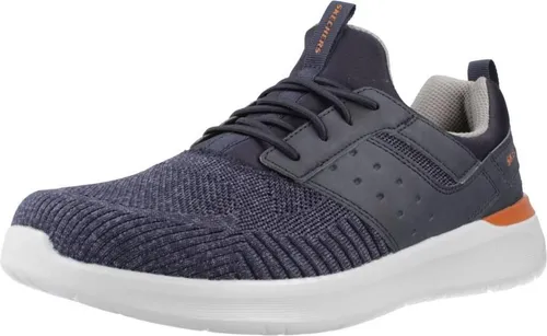 Skechers Lattimore Radium Sneakers Blau Größe 42 - Bequeme Sneakers mit Air Cooled Memory Foam Einlegesohle und Goga Mat Arch Technologie. Ideal für lässigen Streetstyle und hohen Tragekomfort. Perfekt für den täglichen Einsatz.
