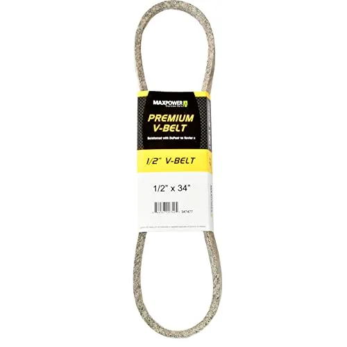 MAXPOWER Keilriemen 347477, Kevlar verstärkt, 1/2'' x 34'' - 4L340 - Aussenlänge L(a) 865 mm.
