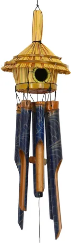 Exotisches Klangspiel-Windspiel aus Bambus