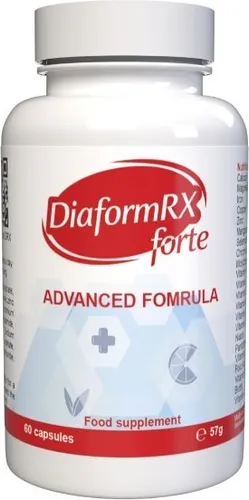 DiaformRX forte - 60 Kapseln, hochdosiertes pflanzliches Nahrungsergänzungsmittel für optimale Immunfunktion und Vitalität