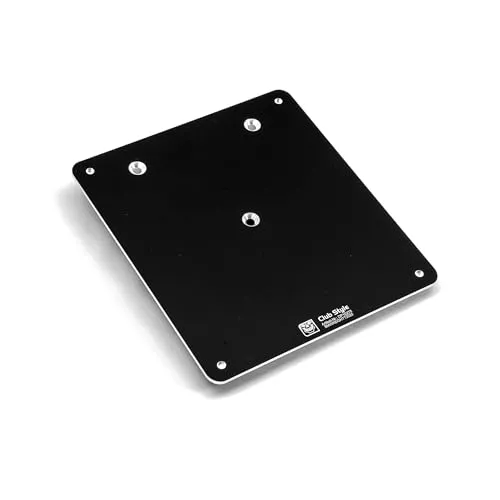 Delta Parts - Club Style Kennzeichenplatte Aluminium 180x200 mm passend für BMW® R18 – Platte für Kennzeichen in schwarz eloxiert 3mm Dicke - Ideal für Motorrad Kennzeichen