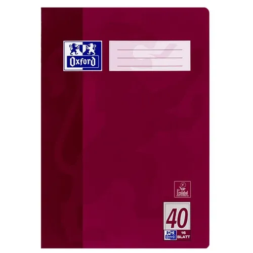 HEFT SCHULHEFT A4 LINEATUR 40 16 BLATT KARIERT VON OXFORD NEU