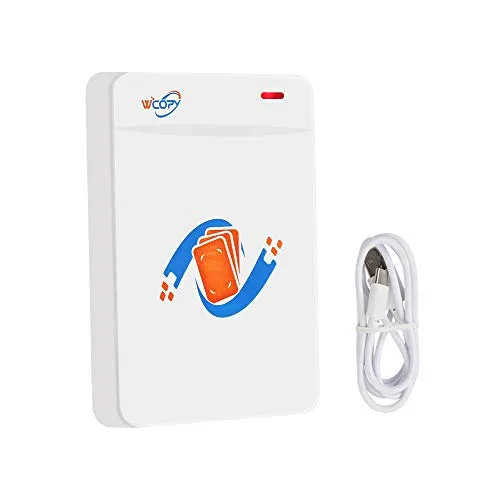 FTSTech RFID-Kartenleser Writer Copier Duplicator,Arbeiten unter Windows,Unterstützung Decode ID IC-Karte NFC-Chip RFID-Armband,mit Software