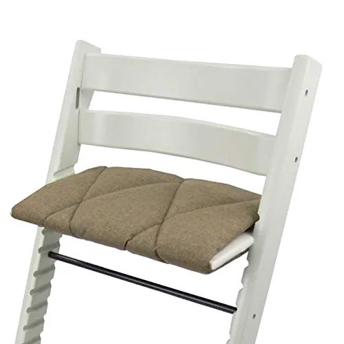 BAMBINIWELT Kissen für Erwachsene - Sitzkissen für Stokke Tripp Trapp - Hochstuhleinlagen & Sitzverkleinerer, hochwertiges, wasserabweisendes Kissen, das die Fußplatte des Tripp Trapp in einen bequemen Sitz für Erwachsene verwandelt, waschbar bis 30 Grad.