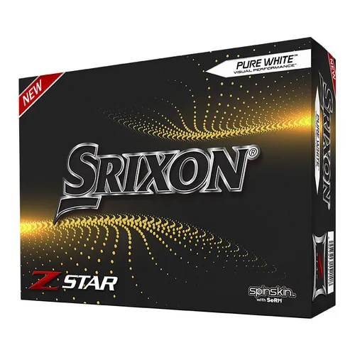 Srixon Z-Star Pure White 12 Golfbälle