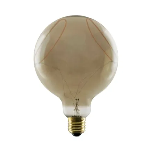 SLV LED Globe 125 Smokey E27, 6W, 1900K von Segula