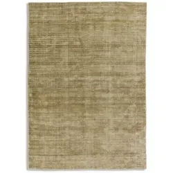 SCHÖNER WOHNEN-Kollektion Teppich Alessa - Teppich für Wohnzimmer in Beige, rechteckig 170x240 cm, handgewebt aus 100% Viskose, fußbodenheizungsgeeignet und mit rutschhemmender Unterlage für mehr Sicherheit.