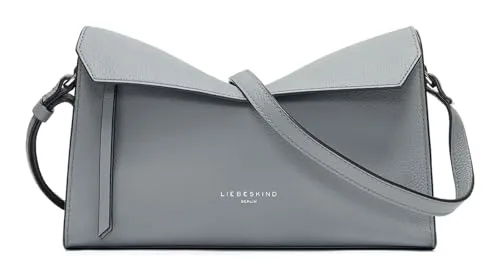 Liebeskind Berlin LORA SMALL PEBBLE Schultertasche S, grigio - Umhängetaschen - Elegante und kompakte Schultertasche aus hochwertigem Pebble-Leder, perfekt für den Alltag.