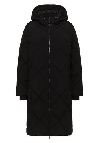 CECIL Steppmantel mit Rucksack Strings Black S von CECIL