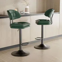 HawthyHome Barhocker 2er Set in grün von Hawthyhome
