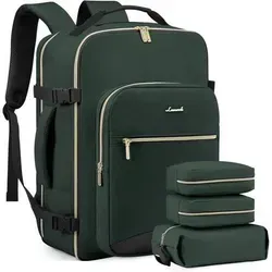 LOVEVOOK Handgepäck Rucksack 40L für Reisen und Business - Ideal für Reisen und Business: Der 40L Rucksack mit separatem Laptopfach (bis 17,3 Zoll) und wasserdichtem Material. Praktisches Koffer-Design für schnelles Packen und Auspacken.