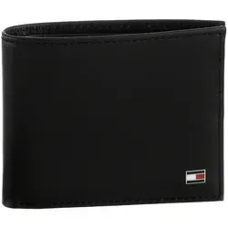 Tommy Hilfiger ETON MINI CC WALLET - Unisex Geldbörse, Schwarz - Herren-Geldbörsen aus hochwertigem Leder, mit 6 Kartenfächern und stilvollem Tommy Hilfiger Design, ideal für modebewusste Männer.