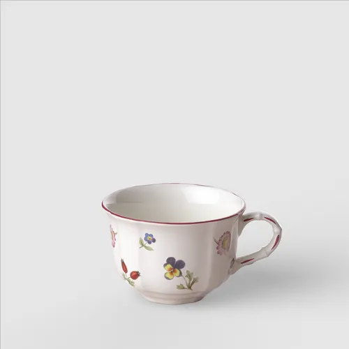 Villeroy & Boch Tasse Petite Fleur 0,2 l - Tassen aus Premium Porcelain mit romantischem Landhaus-Dekor, spülmaschinen- und mikrowellensicher, ideal für jeden Anlass.