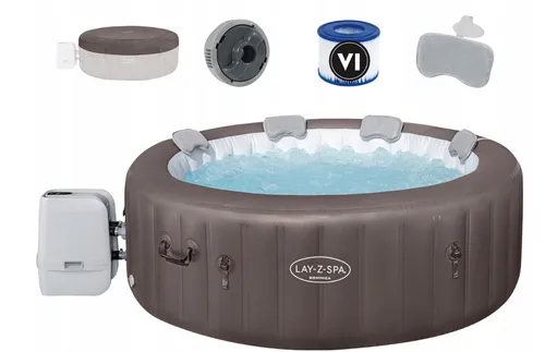 Bestway 6001S Lay-Z-Spa DOMINICA 6-Personen-Whirlpool 196x71 cm