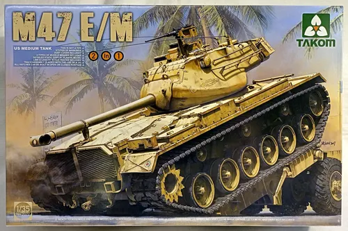 Takom 2072 M47/G Patton Bundeswehr / South Korean Army Version 1:35 Zustand 1