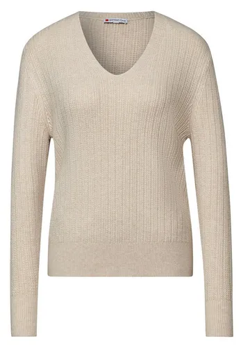 Street One Damen Kuscheliger V-Neck Pullover