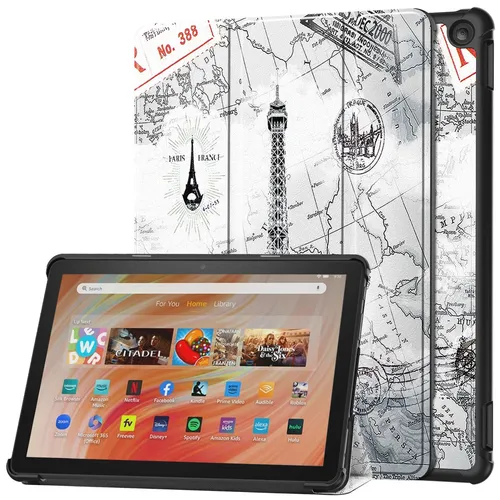 Cover für Amazon Fire HD 10 2023 13.Gen 10.1 Zoll Tablethülle Schlank mit Standf
