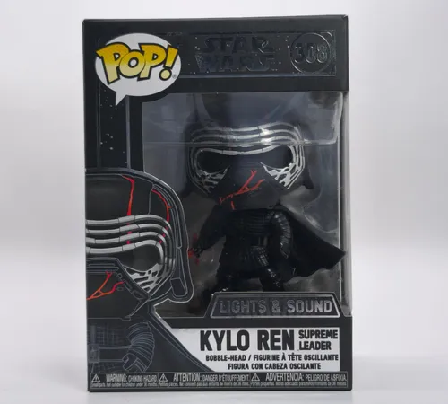 STAR WARS Kylo Ren - Limited Lights & Sound Edition - Funko Pop! - Aufsteller & Figuren, exklusive Limited Edition mit Licht- und Soundeffekten für Fans und Sammler.