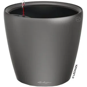 Lechuza Blumentopf Classico 21 LS anthrazit metallic von Lechuza