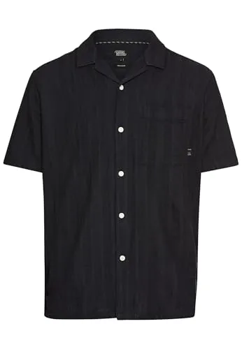 camel active Kurzarmhemd - Stylisches Kurzarmhemd für Herren, aus weicher Baumwolle mit Soft-Wash-Finish für höchsten Tragekomfort. Der offene Resort-Kragen verleiht einen entspannten Sommerlook.