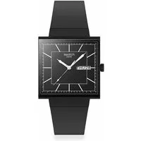 Swatch Unisexuhr 2408 SWATCH ESSENTIALS SO34B701 - Moderne Unisexuhr von Swatch aus robustem Kunststoff, ideal für jeden Anlass. Zeitloses Design in Schwarz, perfekt für den täglichen Einsatz.