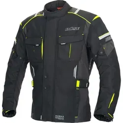 Büse Breno Pro Motorrad Textiljacke 3XL schwarz-gelb - Motorradjacke für Männer, wasser- und winddicht mit HUMAX® Klimamembran, ideal für alle Wetterbedingungen und mit entnehmbarem Thermofutter.