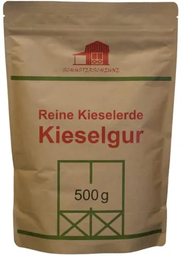 Produktbild Schusterscheune Lebensmittel-Kieselgur 500g Natürliche Kieselerde zur Nahrungsergänzung