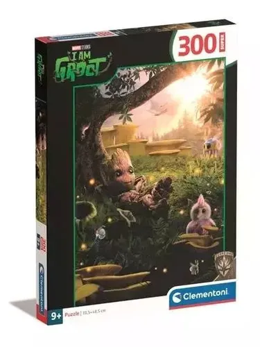 Puzzle 300 Super I am Groot Clementoni 8005125217342