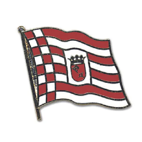 Flaggen-Pin vergoldet Bremen