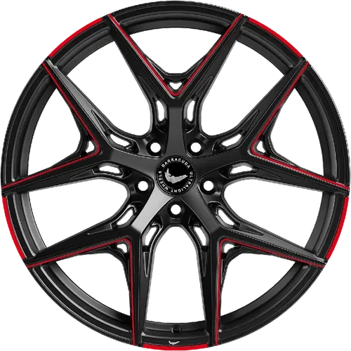 Barracuda Razzer Mattblack Undertcut Trimline Blau 8.5x19 in blau von Barracuda