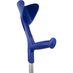 Krücke | Höhenverstellbar | ergonomische Manschette | Aluminium | Blau | Evolution Fun - Blau