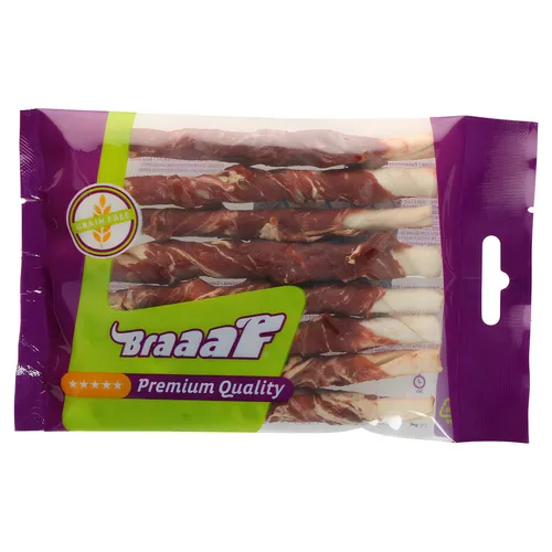 Braaaf Hundesnack Rawhide Roll Sticks Lamm & Fisch 80 g, UVP 3,50 EUR, NEU