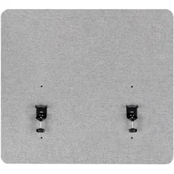 Pronomic Stellwand Tischtrennwand - Schalldämmender Sichtschutz für Beruf und Zuhause - Trennwand für optimierte Raumakustik, in 3 Höhen am Tisch befestigbar, ideal für Büros und Home Offices.