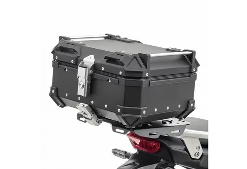 Bagtecs Topcase XB22 - Aluminium 22 Liter schwarz - Topcase für Motorräder, aus robustem Aluminium, bietet sicheren Stauraum für Ihre Ausrüstung und ist ideal für lange Fahrten.