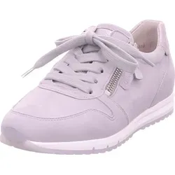 Gabor Damen Halbschuh 83.450.19 - Komfortabler Sneaker in Grau, Größe 5.5 - Sneaker von Gabor mit hochwertigem Velourleder, OptiFit-Wechselfußbett und Best Fitting Ausstattung für optimalen Tragekomfort und eine perfekte Passform.