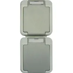 ASS AP/FR Steckdose 2-fach senkrecht IP54