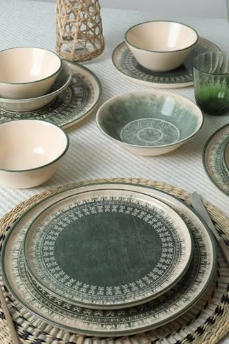 Keramika Geschirrset - Maya - 24 teilig - 6 Personen - Steinzeug