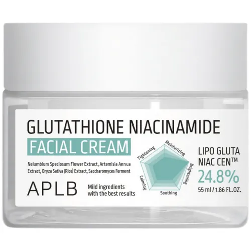 APLB – Glutathion-Niacinamid-Gesichtscreme, 55 ml, aufhellende Gesichtscreme