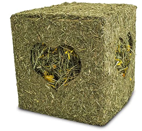JR FARM Heu-Würfel groß mit Blüten 450 g von JR FARM