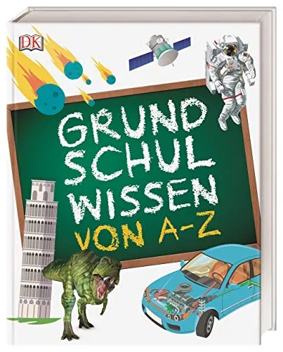 Grundschulwissen von A-Z: Das Kinderlexikon für die Grundschule - Hörbuch mit farbigen Fotografien und Illustrationen, ideal für Kinder ab 6 Jahren, fördert spielerisch das Wissen und die Neugier.