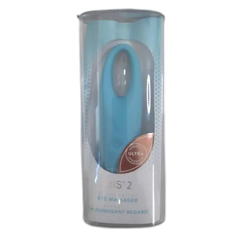 Foreo IRIS 2 Eye Massager Mint - Gesichtspflege mit patentierter T-Sonic™ Technologie für sofortige Schwellungsreduktion und Revitalisierung müder Augenpartien. Inklusive USB-Ladekabel und Reisetäschchen für optimale Pflege unterwegs.