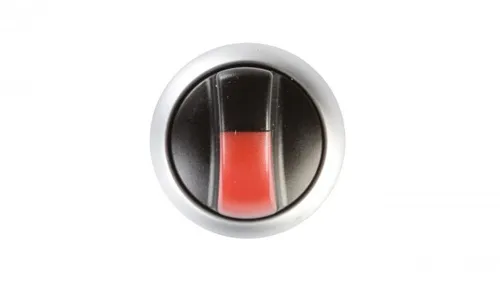 Napęd przełącznika 2 położeniowy czerwony z podświetleniem bez samopowrotu M22-W