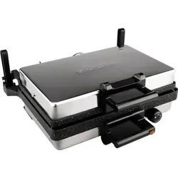 Kontaktgrill 2000W mit Granitpfanne - Multigrill mit 2000W Leistung, Antihaftbeschichtung und vielseitigen Funktionen für köstliche Grillgerichte und perfekte Toastergebnisse.